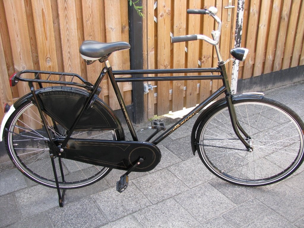 Pelikaan 28 inch Opa fiets z.g.a.n geen roest of beschadig, Terugtraprem, Zo goed als nieuw, 57 tot 61 cm, Ophalen