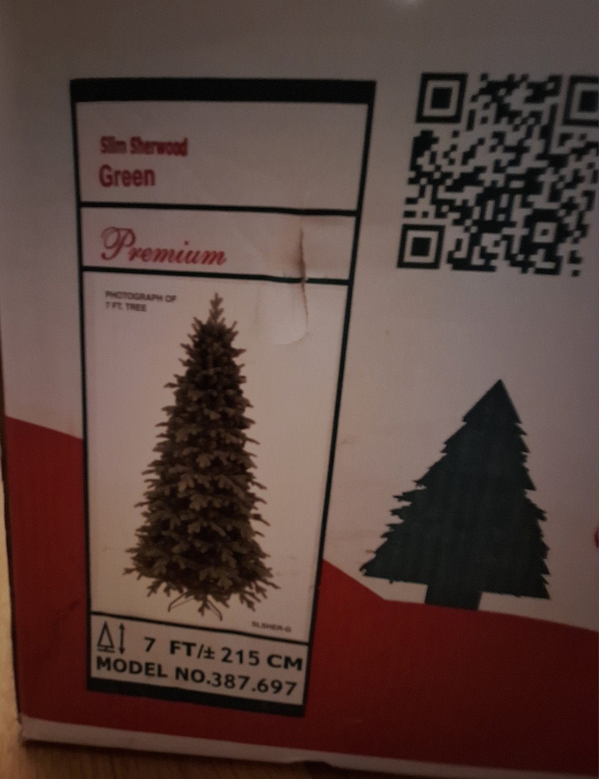 Triumph tree - Slim Sherwood green - 215 cm/ 117 cm, Ophalen of Verzenden, Gebruikt