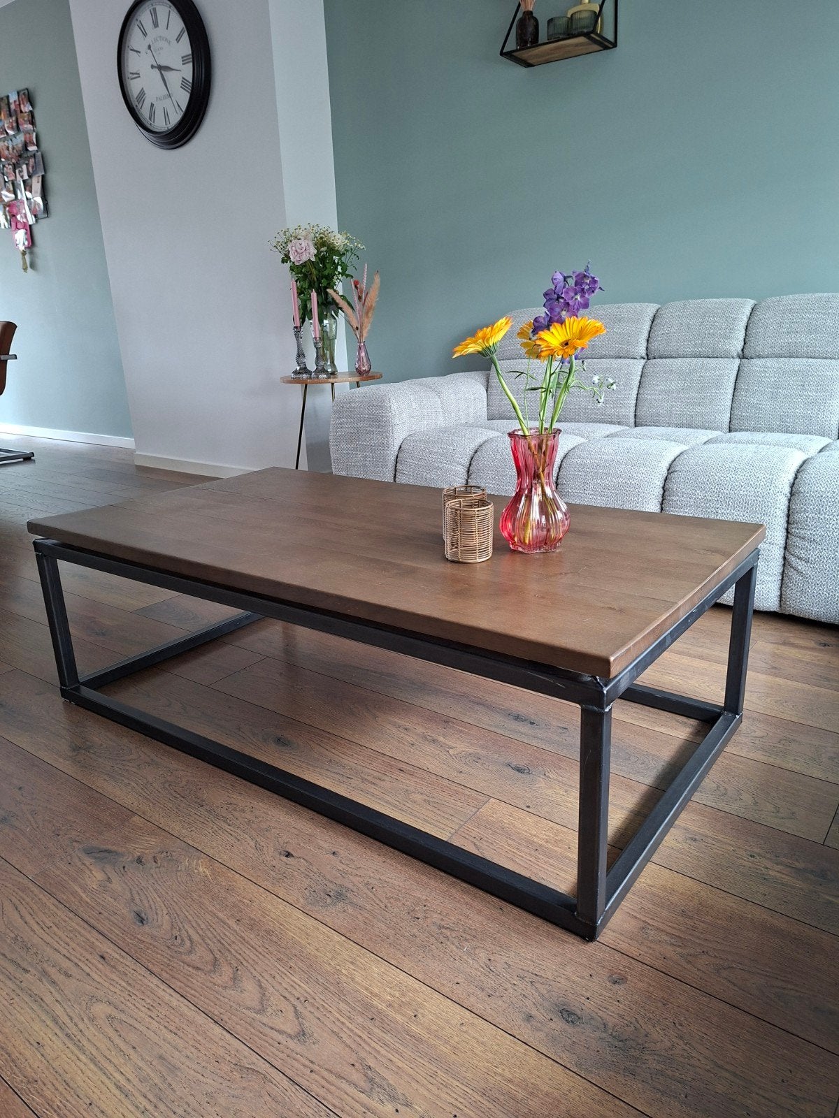 Salontafel, Huis en Inrichting, Ophalen, Gebruikt, 100 tot 150 cm, 50 tot 100 cm