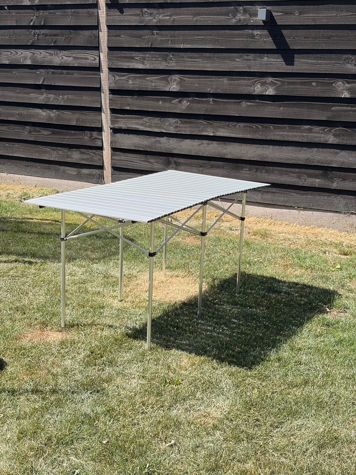 Lichtgewicht aluminium campingtafel - Compact & Draagbaar, Caravans en Kamperen, Ophalen, Zo goed als nieuw