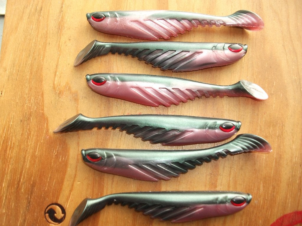 6 stuks Berkley Powerbait Ripple Shad / kunstaas shads, Ophalen of Verzenden, Nieuw, Overige typen