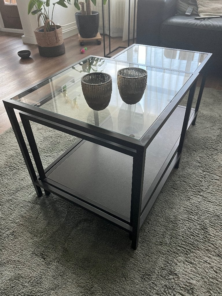 Meubel setje (kastje en salontafel), Huis en Inrichting, Kasten | Vitrinekasten, Ophalen, Gebruikt, 100 tot 150 cm, 50 tot 100 cm