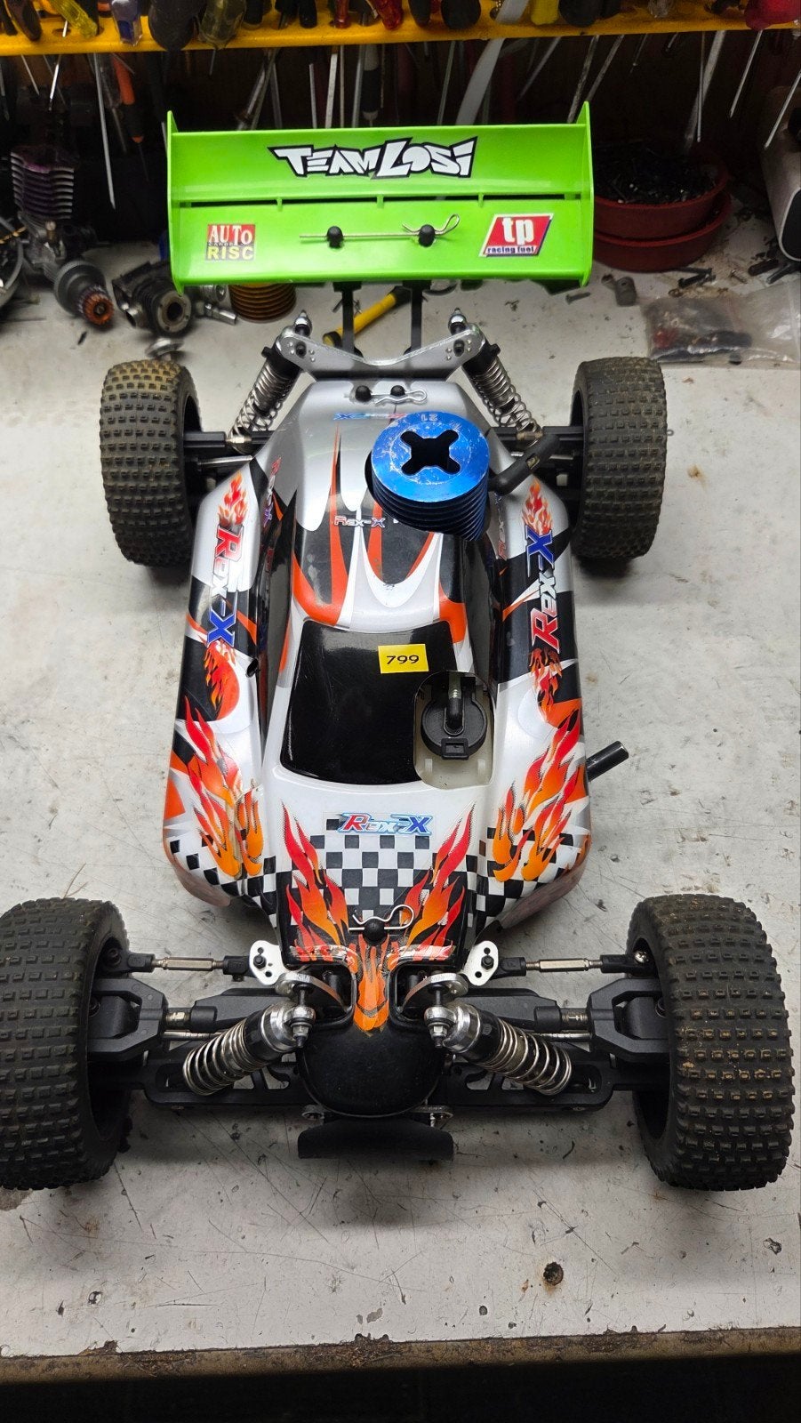 Te koop mooie reely rex, Gebruikt, Ophalen of Verzenden, Schaal 1:8, Nitro