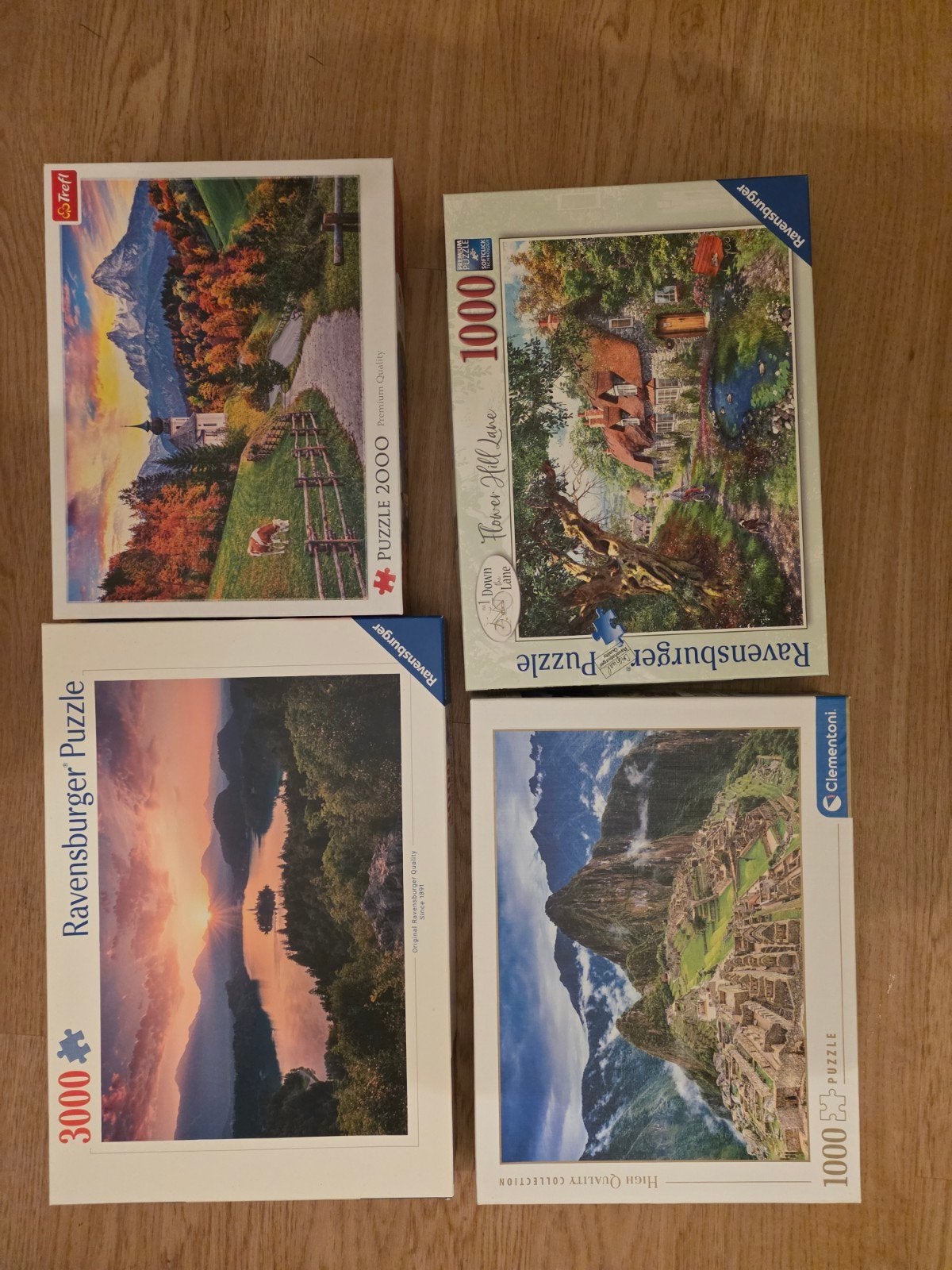 Diverse puzzels: Ravensburger, Trefl, Clementoni, Een of twee spelers, Ophalen, Gebruikt