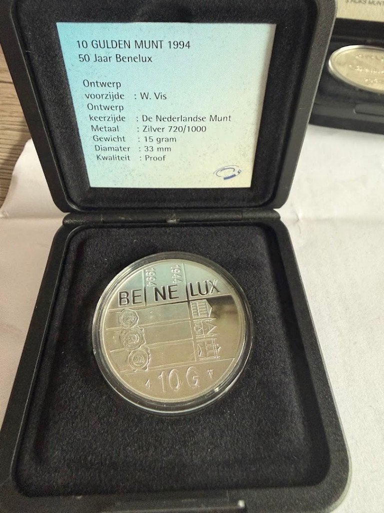 50 gulden zilver 1994 Proof, Verzenden, Koningin Beatrix, Zilver, Losse munt