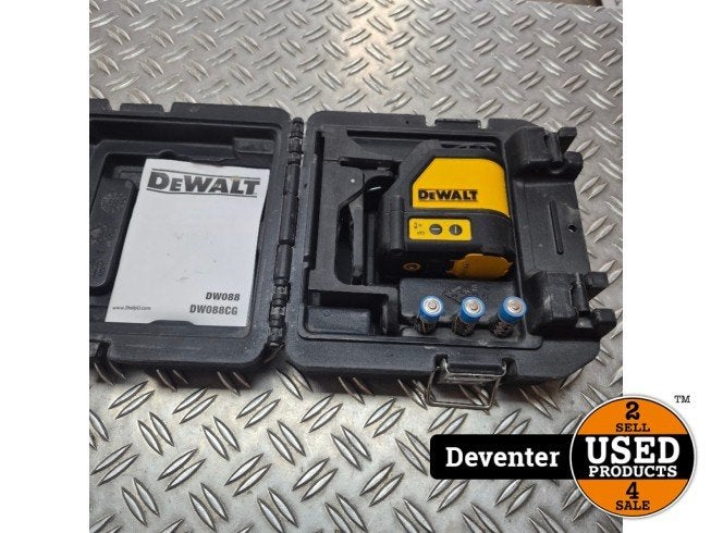 DeWalt DW088 Kruislijnlaser Rood Nette staat Betaal in3!, Dewalt, Zo goed als nieuw, Support@dewalt.com, 701 E. Joppa Road
Towson, MD 21286
USA