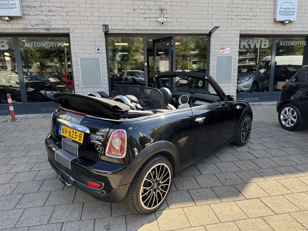 MINI Cabrio 1.6 Cooper S JCW Origineel Leer Navi Uniek, Auto's, Mini, Automatische klimaatregeling, Gebruikt, 4 cilinders, Cabriolet