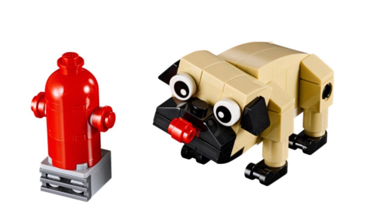 Lego 30542 ~ Creator 3 in 1 - Schattige Mopshond, Gebruikt, Lego, Ophalen of Verzenden, Inclusief instructies