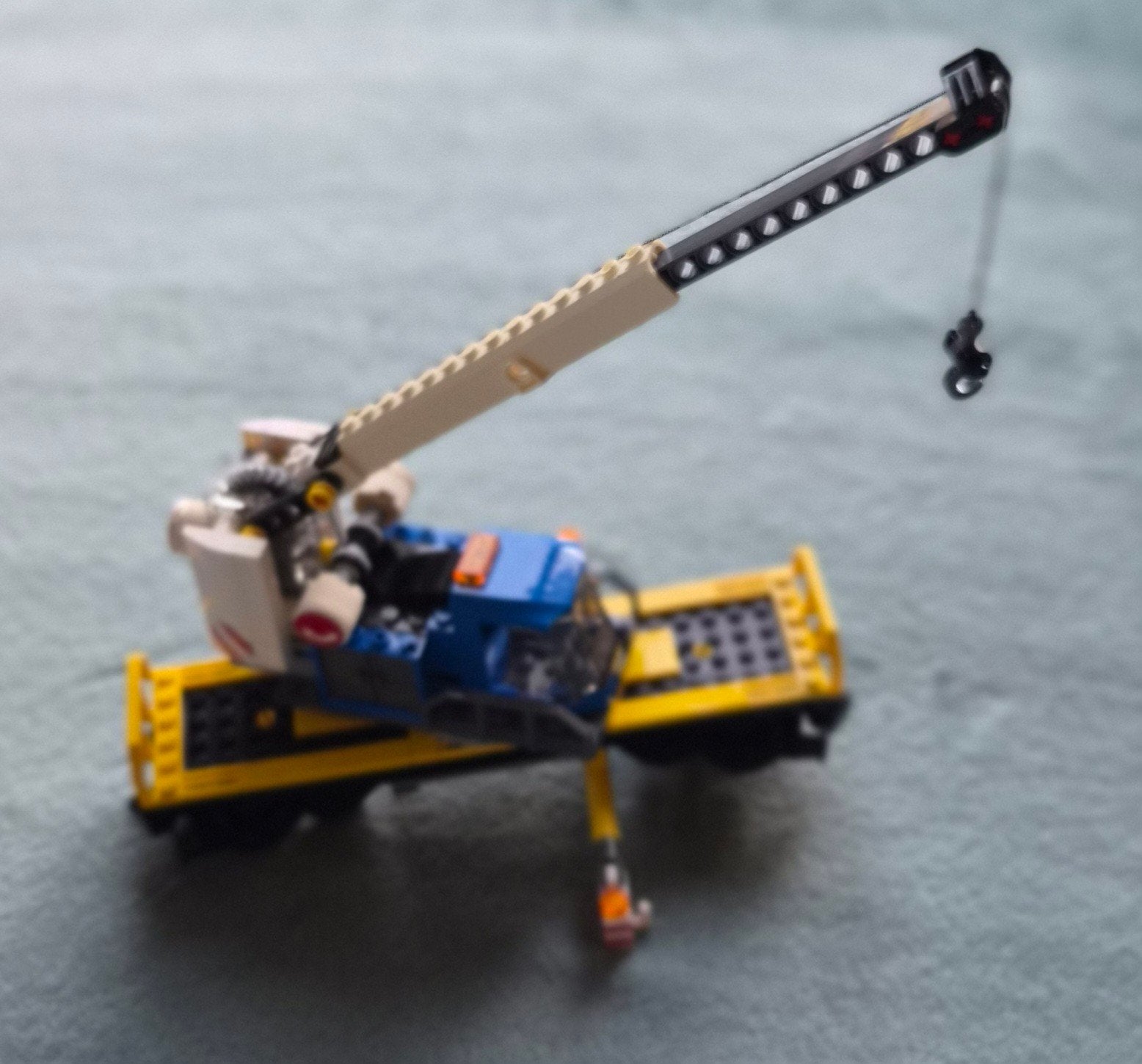Lego City trein hijskraan wagon uit set 60198., Kinderen en Baby's, Lego, Ophalen of Verzenden, Compleet, Complete set
