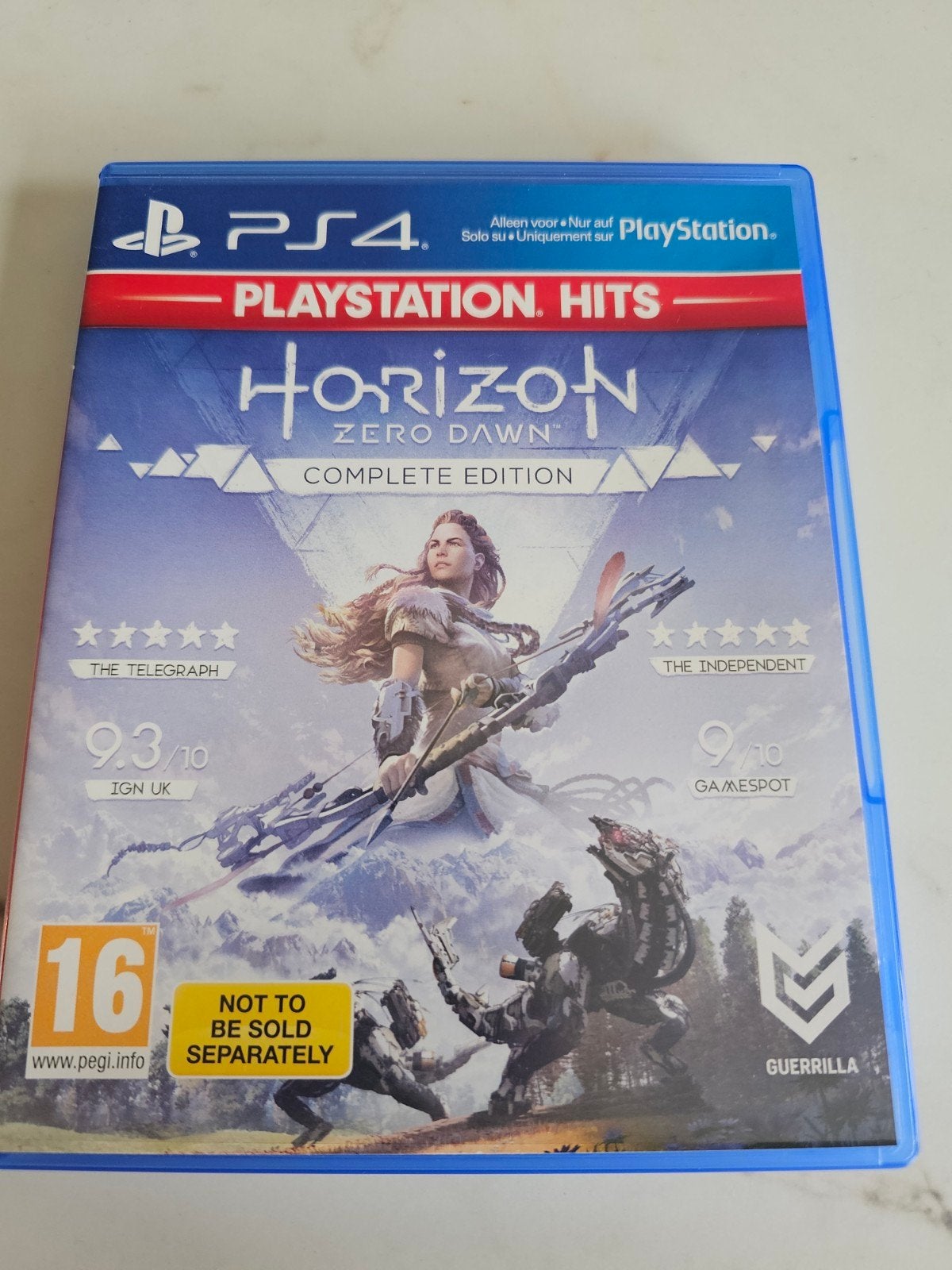 Horizon Zero Dawn PS4 (met gratis PS5 upgrade), Ophalen of Verzenden, Zo goed als nieuw, Met games