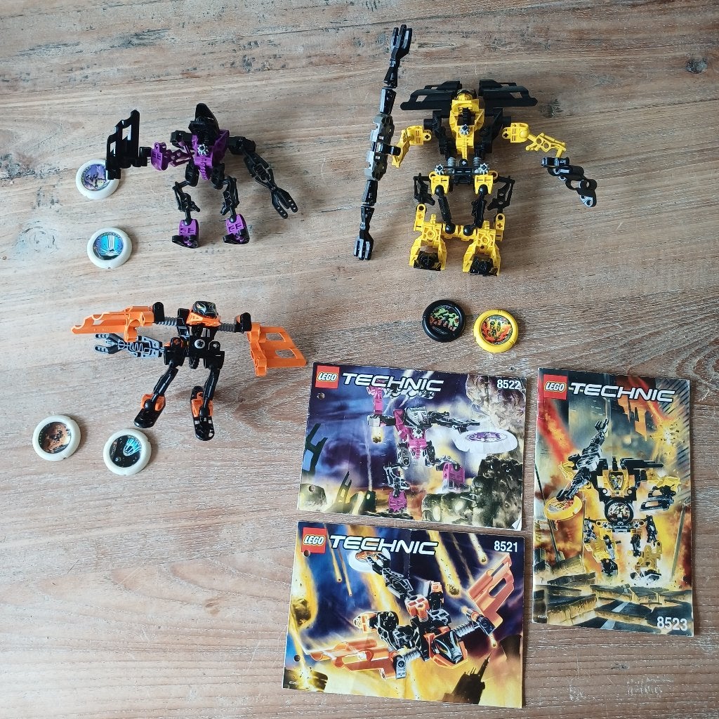 Lego technic Throwbot & Slizer, Lego, Ophalen of Verzenden, Zo goed als nieuw, Technic