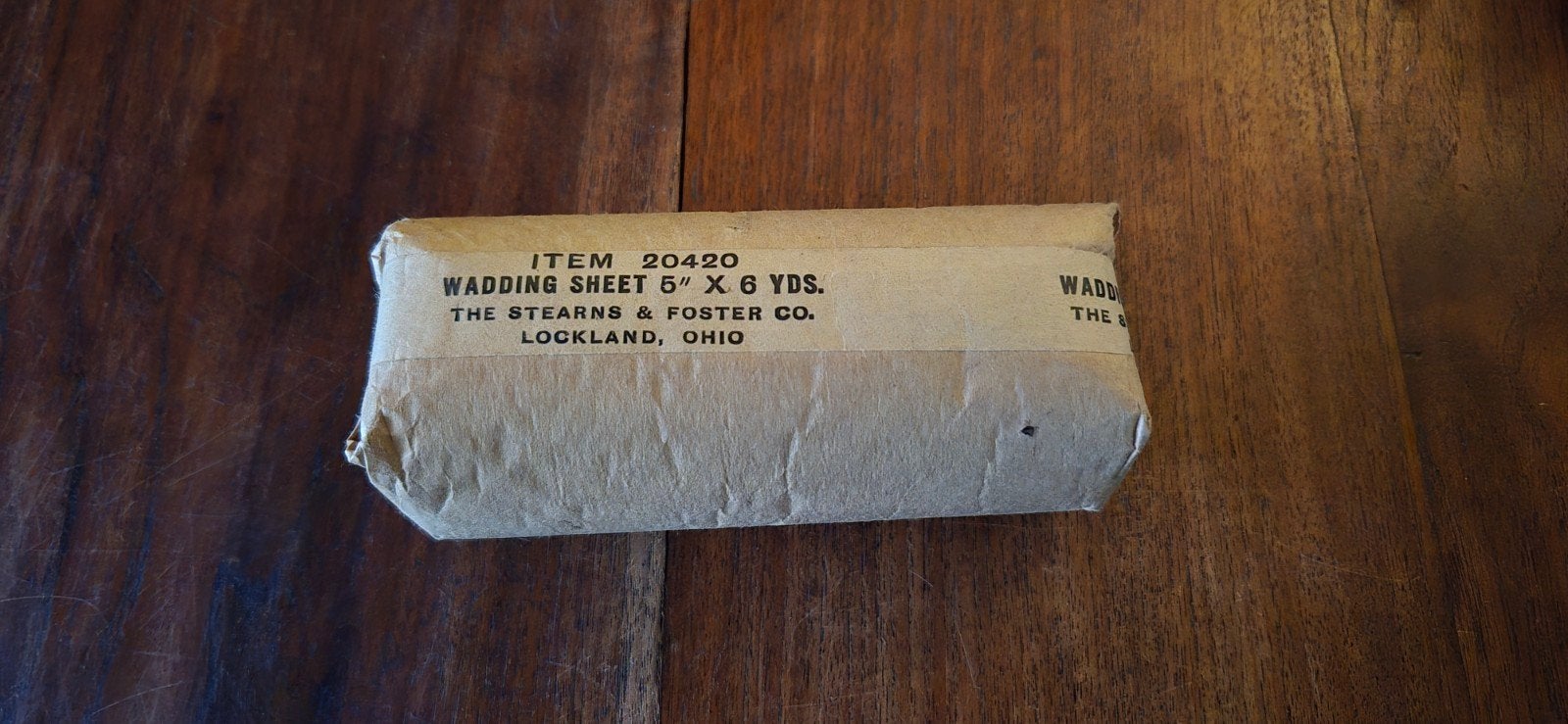 US MD item 20420 wadding sheet 5x6 yds, Verzenden, Landmacht, Amerika, Overige typen