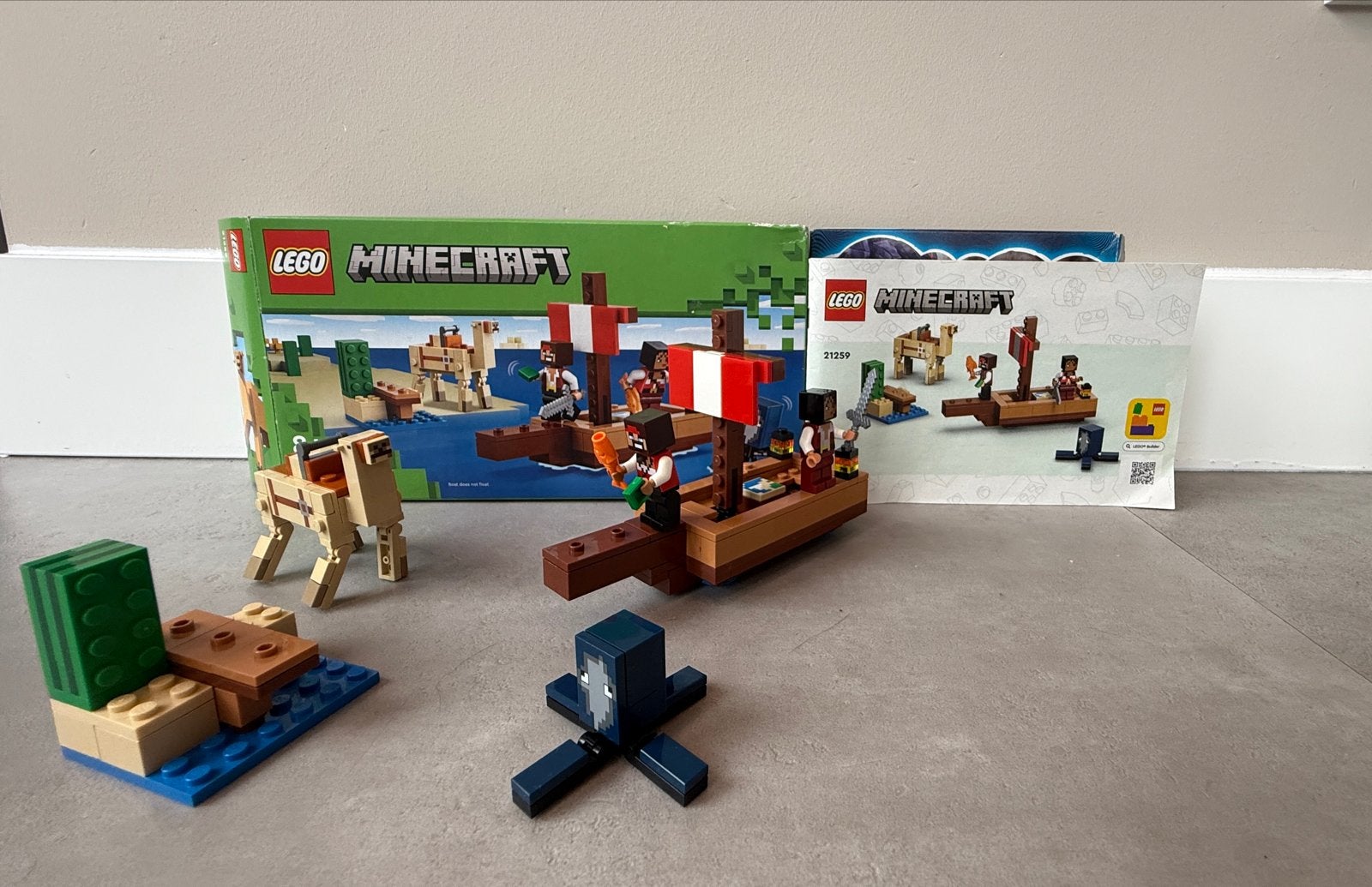 Lego Minecraft 21259 The Pirate Ship Voyage, Kinderen en Baby's, Minecraft, Lego, Ophalen of Verzenden, Zo goed als nieuw