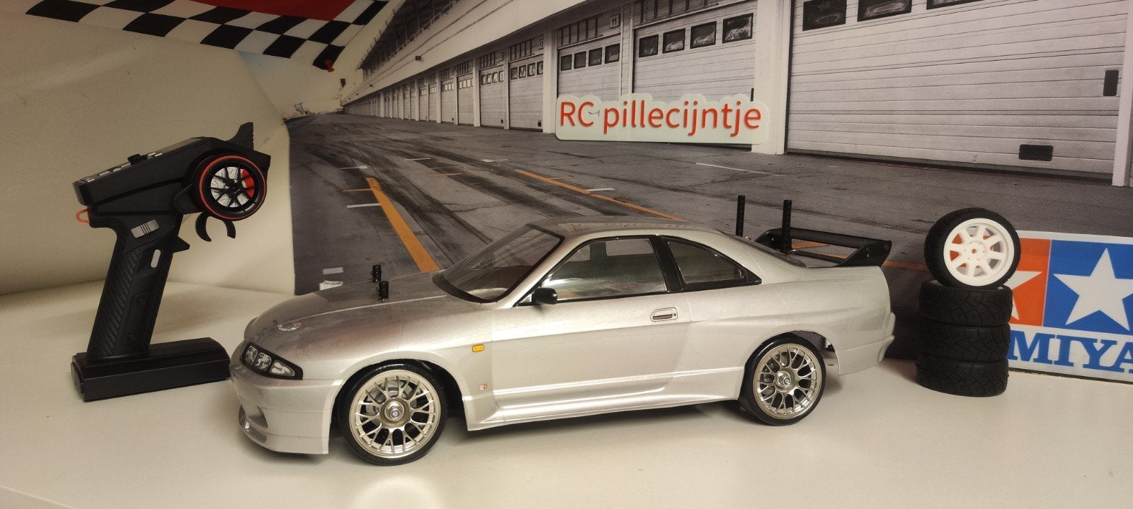 Tamiya Nissan Skyline TT02-D., Ophalen of Verzenden, Nieuw, Auto onroad