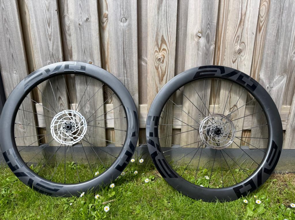 Carbon disc wielen, Fietsen en Brommers, Fietsonderdelen, Wiel, Gebruikt, Ophalen of Verzenden, Racefiets