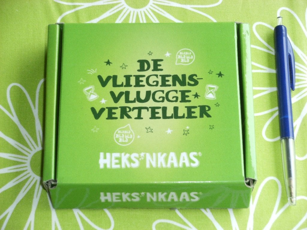 Heks'nkaas - de vliegensvlugge verteller - borrelspel, Vijf spelers of meer, Ophalen of Verzenden, Zo goed als nieuw