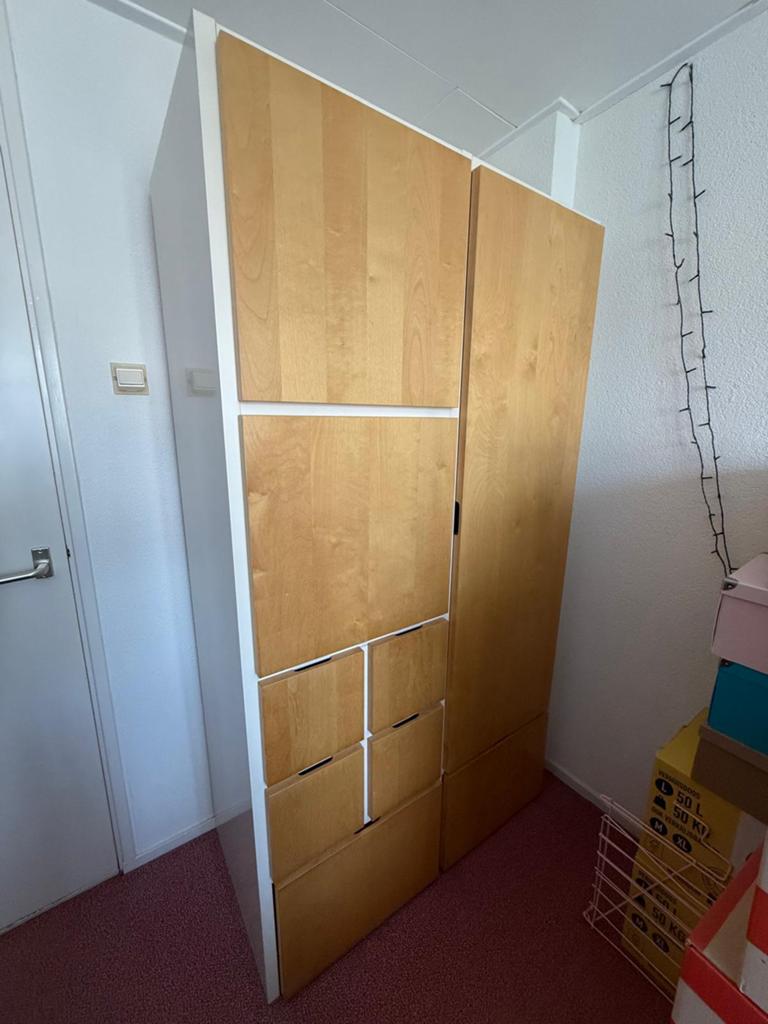 Kast Rakke, Huis en Inrichting, Kasten | Kledingkasten, Ophalen, Gebruikt, 50 tot 100 cm, 150 tot 200 cm
