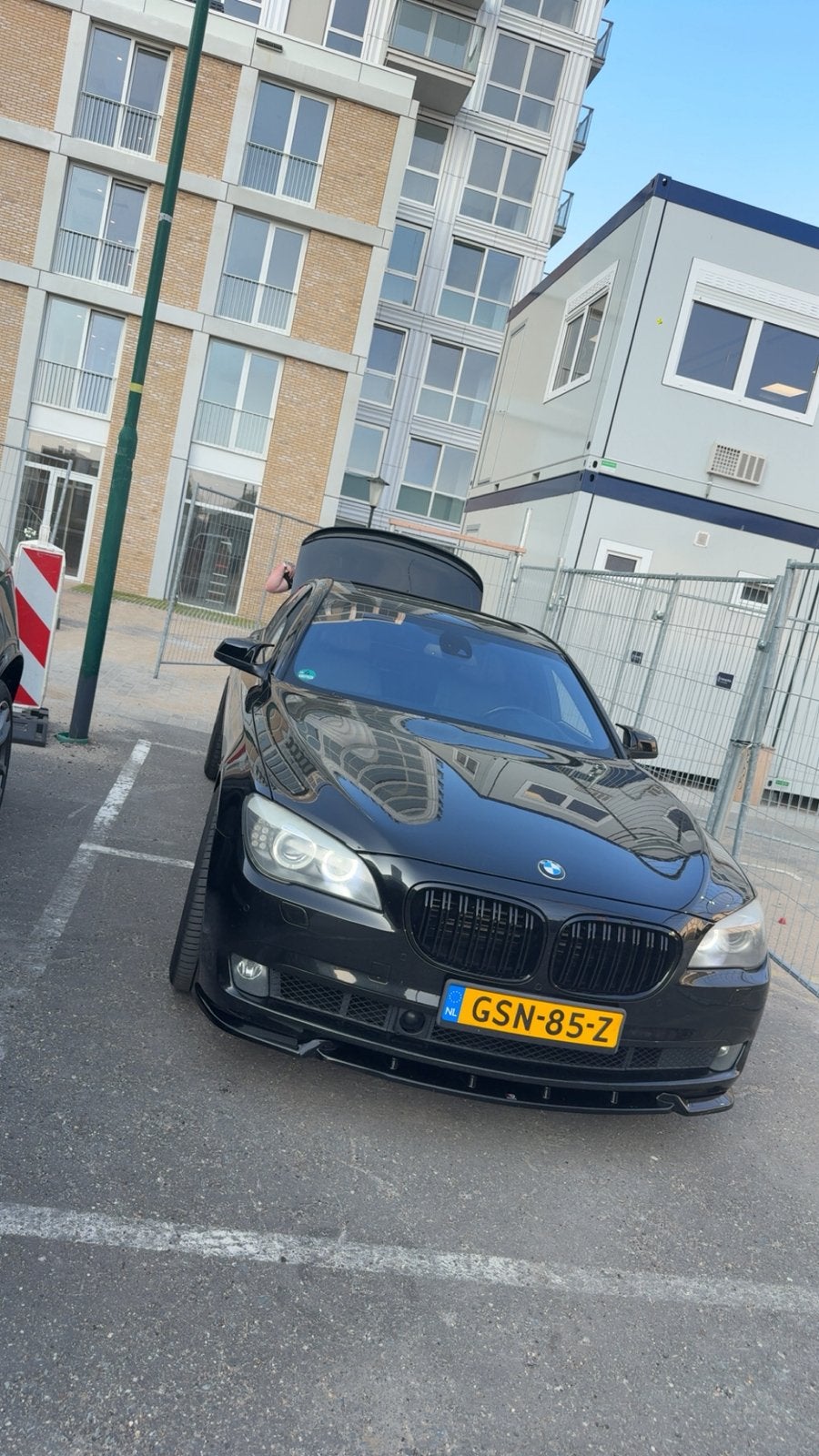 BMW 7-Serie 4.4 I 750 AUT 2009 Zwart, Auto-onderdelen, Gebruikt, Achterklep, Voor, Ophalen of Verzenden
