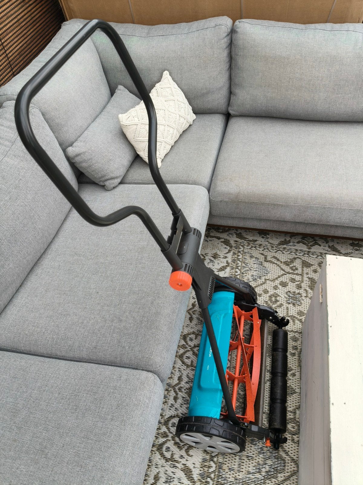 Gardena 400 Handgrasmaaier met opvangbak, Ophalen, Handgrasmaaier, Zo goed als nieuw, Opvangbak