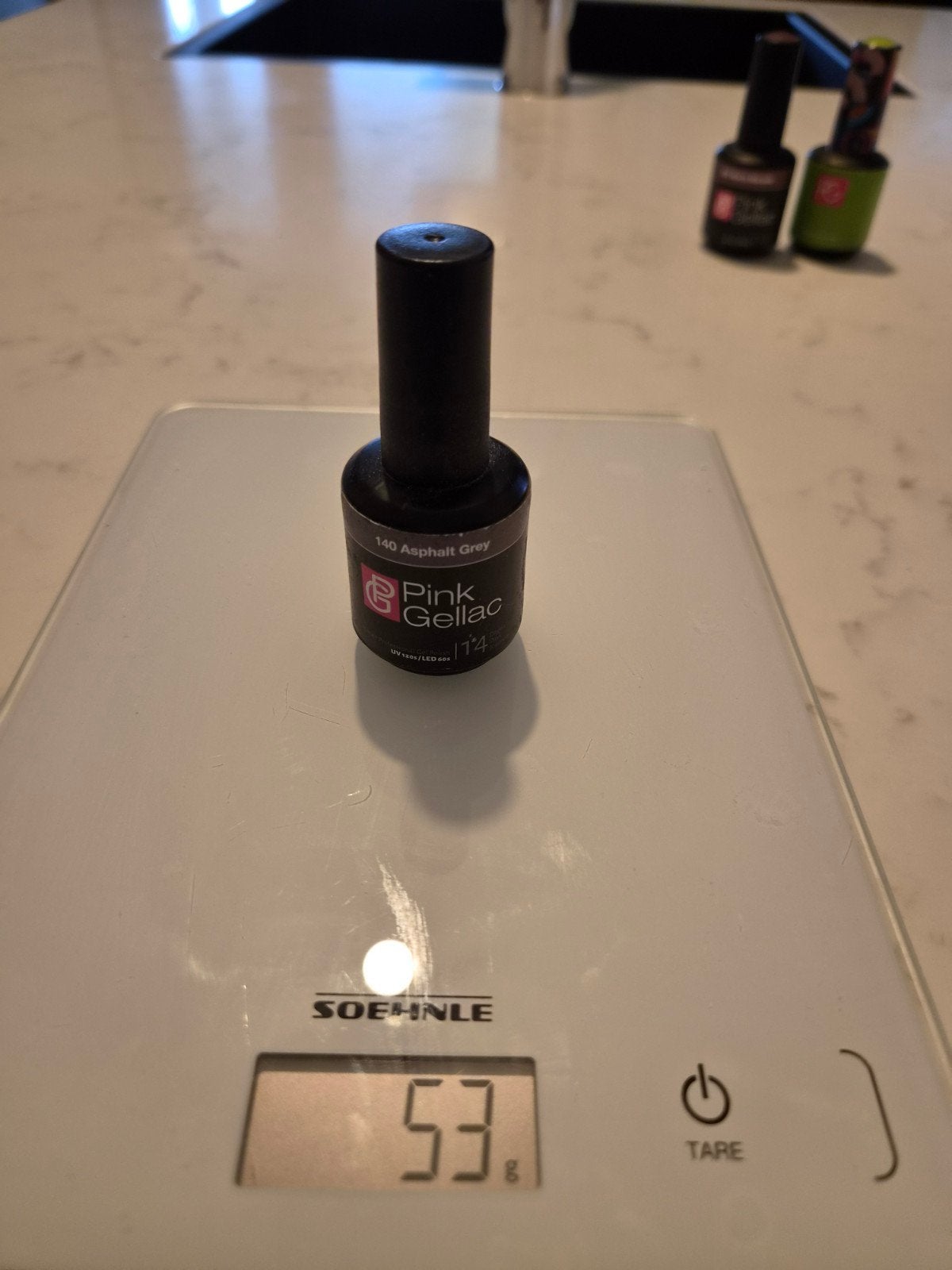 Pink Gellac 140 Asphalt Grey gellak, Ophalen of Verzenden, Zo goed als nieuw, Overige typen