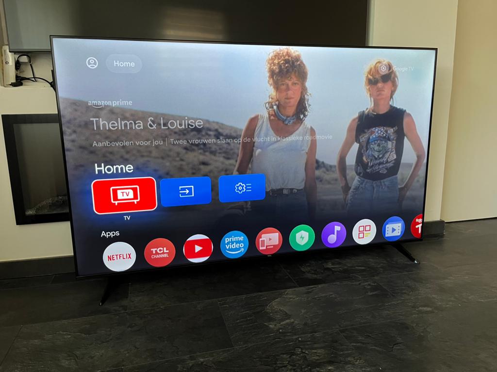 Tcl 65 inch 2023 google tv 4k hdr smart tv, Audio, Tv en Foto, Televisies, 50 Hz, Zo goed als nieuw, 100 cm of meer, Ophalen