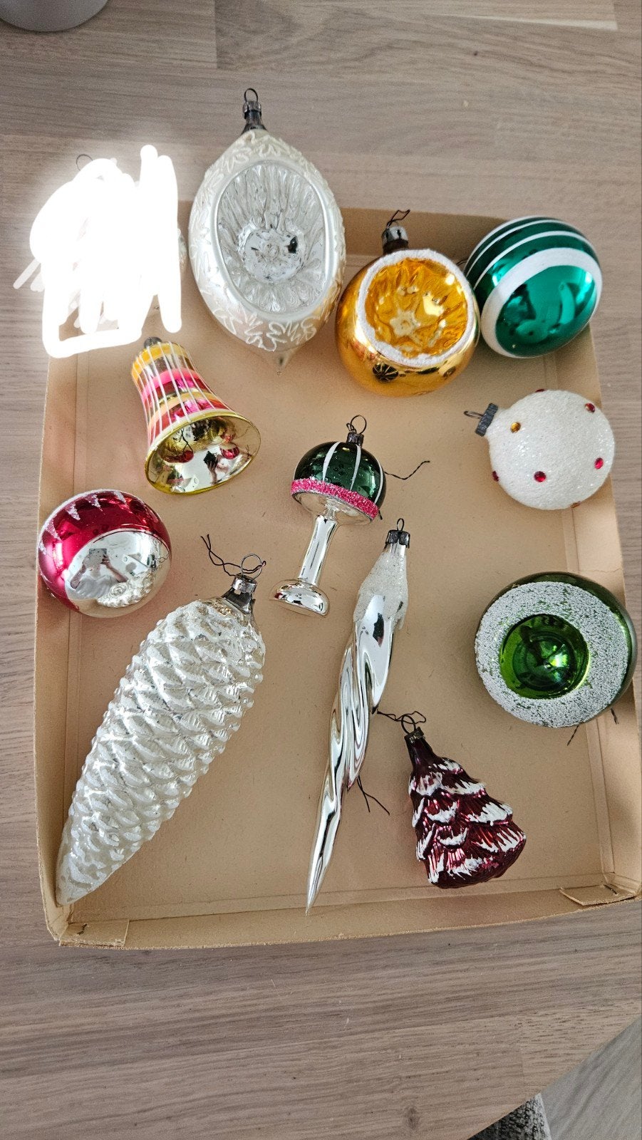 Oude kerstballen, Diversen, Verzenden, Gebruikt