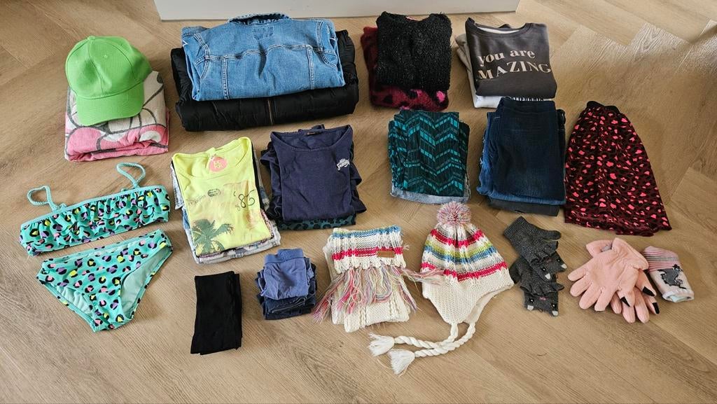 Kledingpakket maat 152/158, Ophalen of Verzenden, Zo goed als nieuw, Meisje