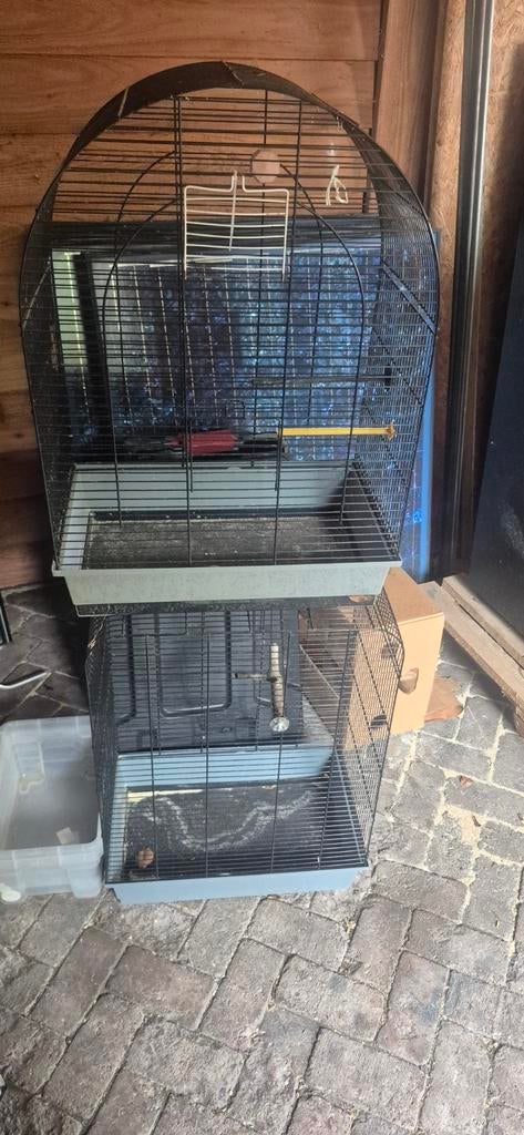 Vogel kooi, Ophalen, Zo goed als nieuw, Metaal, Vogelkooi
