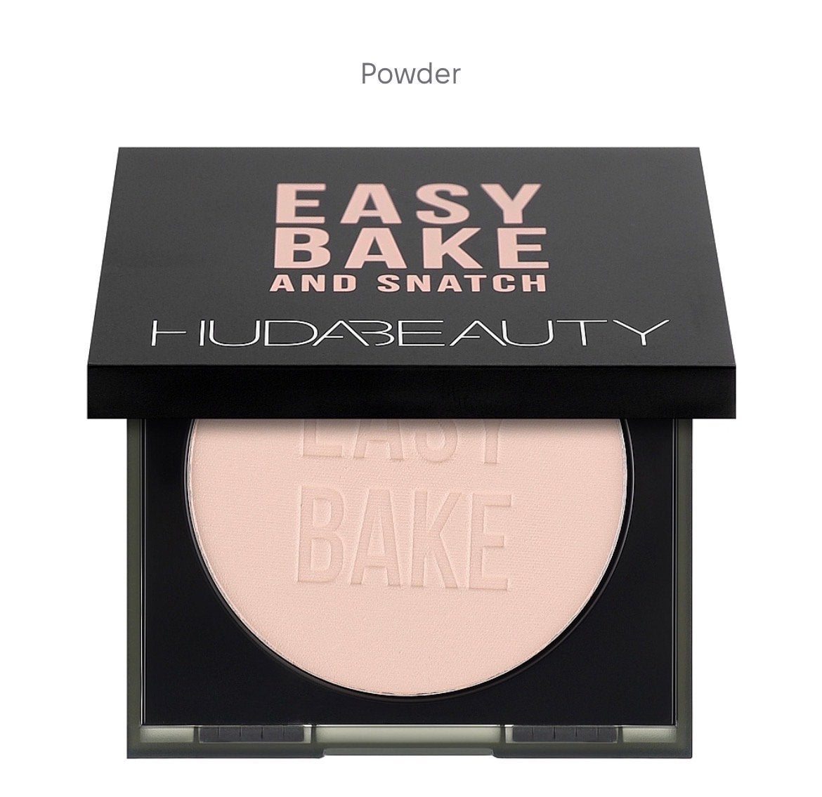 Huda Beauty Easy Bake & Snatch Pressed Powder Cupcake, Gebruikt, Gehele gezicht, Beige, Ophalen of Verzenden