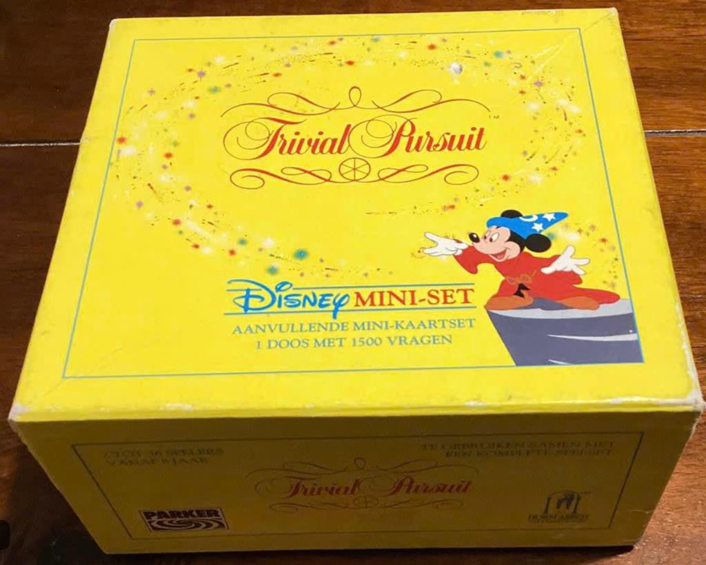 Trivial Pursuit Disney mini set vintage 1992, Hobby en Vrije tijd, Gezelschapsspellen | Bordspellen, Ophalen of Verzenden, Zo goed als nieuw