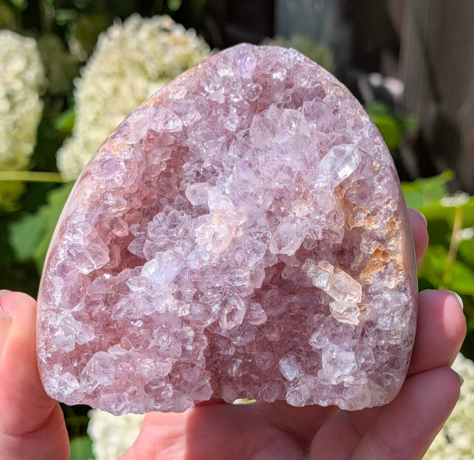 Roze chalcedoon freeform, Ophalen of Verzenden