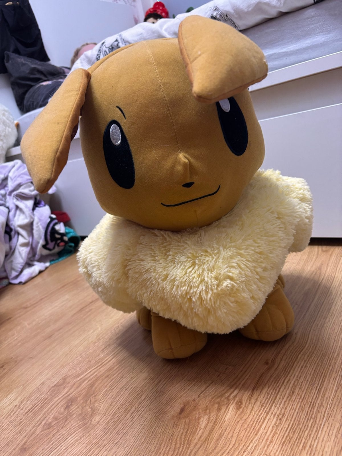Grote Pokémon Eevee Knuffel, Kinderen en Baby's, Speelgoed | Knuffels en Pluche, Ophalen, Gebruikt, Overige typen, Middelgroot (20 tot 80 cm)