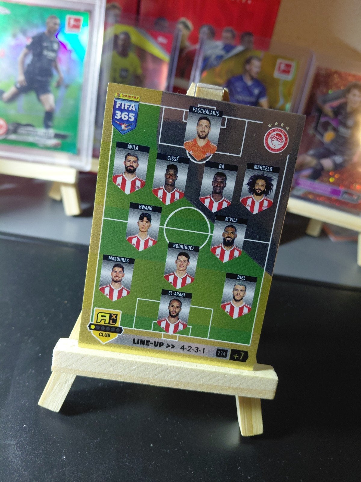 olynpiacos line-up (hwang feyenoord/marcelo/james) panini, Ophalen of Verzenden, Nieuw, Feyenoord, Poster, Plaatje of Sticker