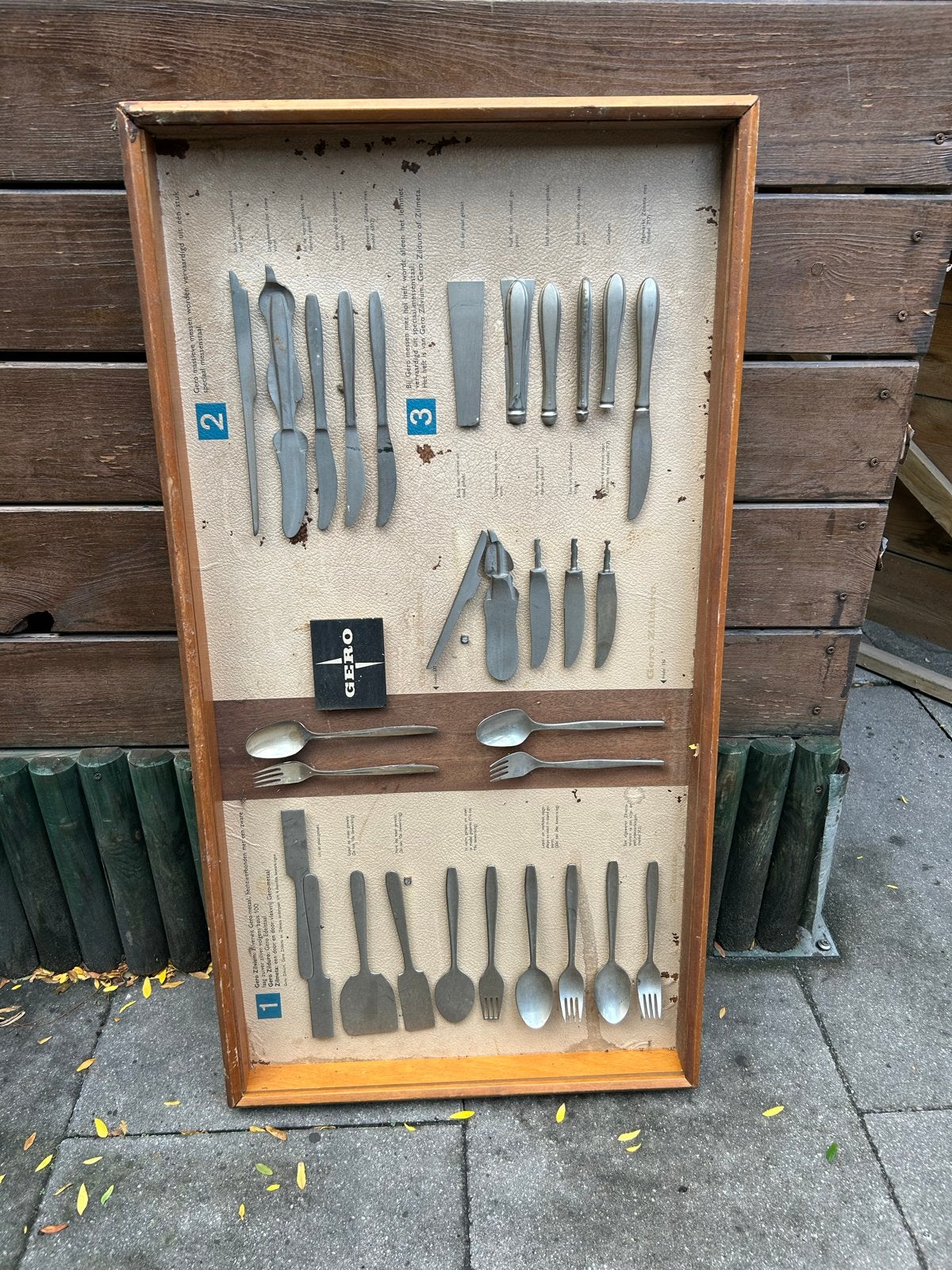 Vintage Gero Bestek Display - Uniek Verzamelstuk, Ophalen of Verzenden