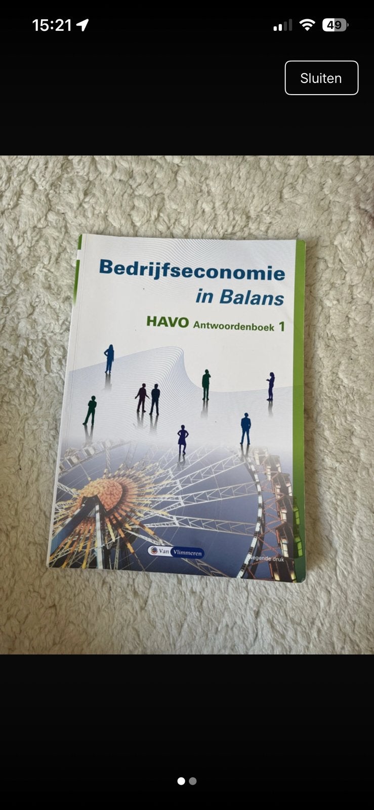 Antwoordenboek bedrijfseconomie, Ophalen of Verzenden, Nieuw, HAVO, Bedrijfseconomie of M&O