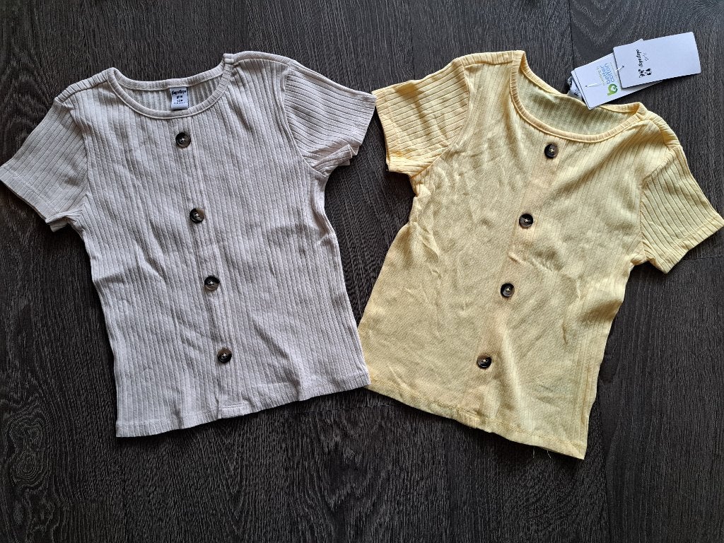 2x Meisjes Shirt Dopodopo  - 128   jusa17, Kinderen en Baby's, Kinderkleding | Maat 128, Meisje, Nieuw, Ophalen of Verzenden, Dopodopo