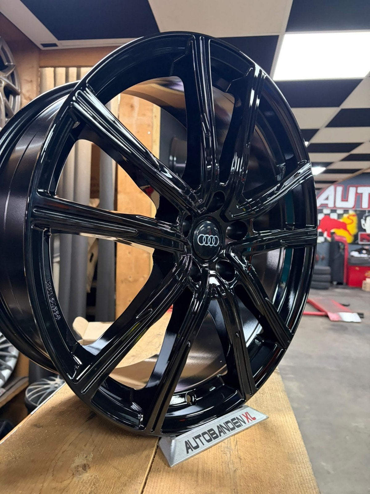 20 Inch Audi Seat Skoda Vw Black Wheels 5x112, Velg(en), Nieuw, XL, 20 inch