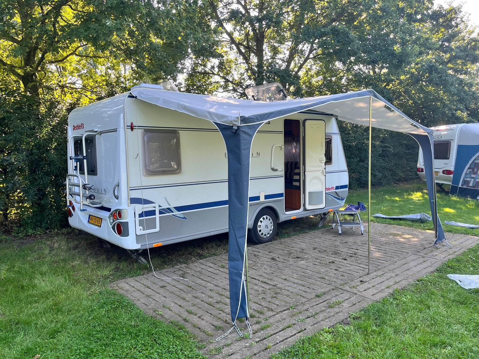 Luifel te koop!, Ophalen