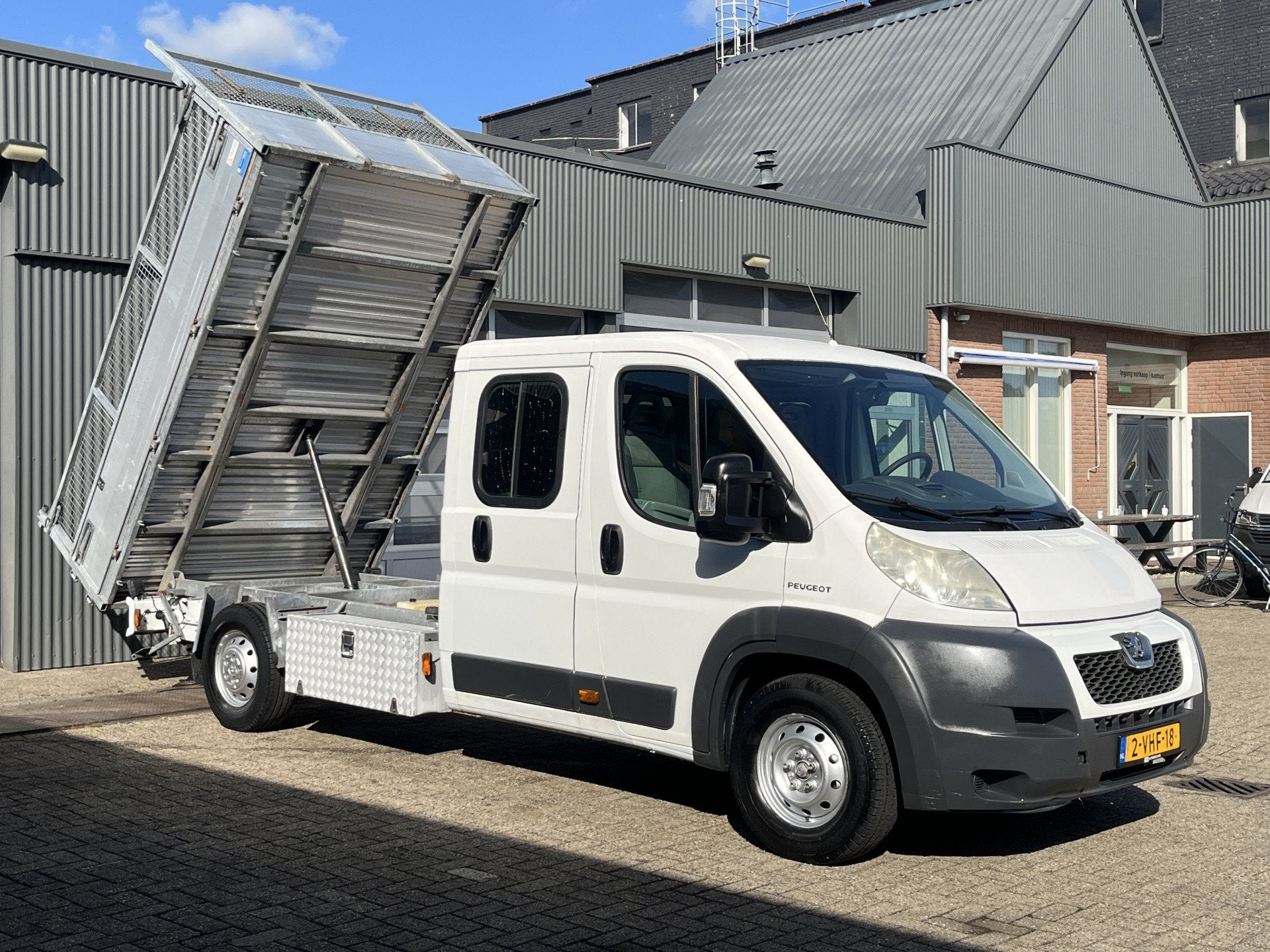 Peugeot Boxer 435 2.2 HDI L3 DC Kipper Openlaadbak Pick-up m, Voorwielaandrijving, Euro 5, Gebruikt, Zwart