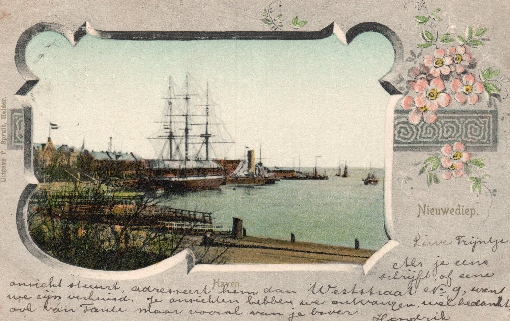 Nieuwediep Haven (1903) 128717, Verzenden, Voor 1920, Gelopen, Noord-Holland