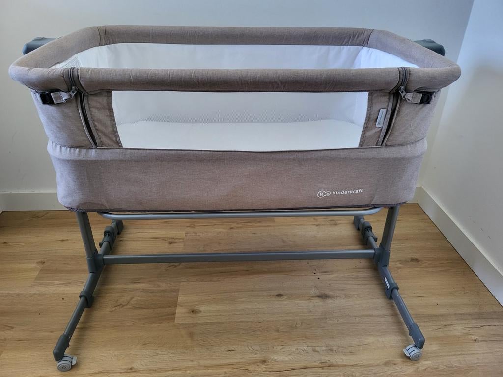 Kinderkraft co-sleeper incl. beddengoed t.w.v. €60,-!, Ophalen, Zo goed als nieuw, Wieg
