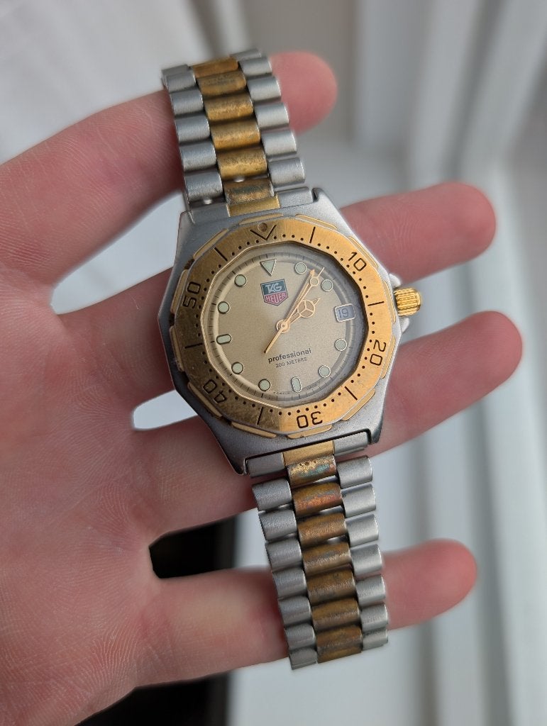 Tag Heuer horloge, Sieraden, Tassen en Uiterlijk, Horloges | Heren, Staal, Gebruikt, Staal, Polshorloge