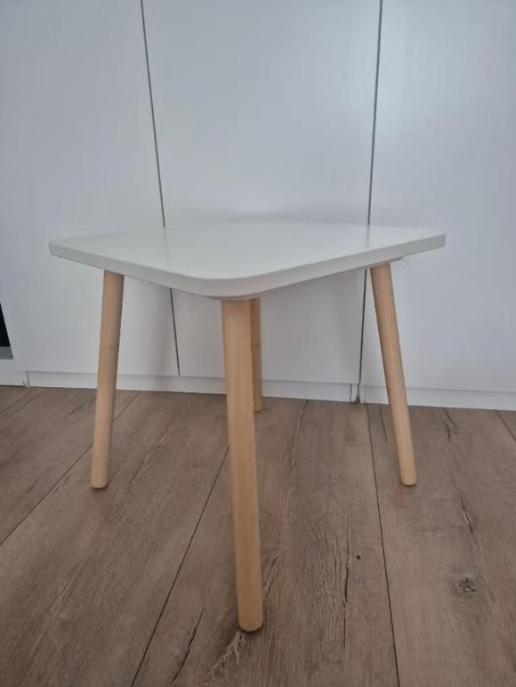 Petite Amélie peutertafel wit/hout, Ophalen, Zo goed als nieuw, Tafel(s)