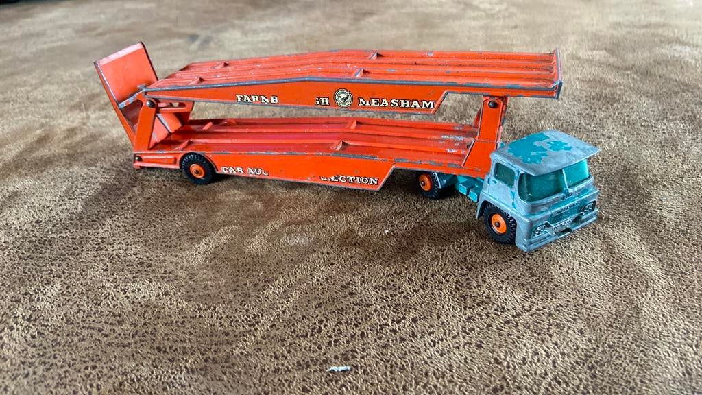 Matchbox lesney guy warrior autotransporter, Ophalen of Verzenden, Zo goed als nieuw, Auto