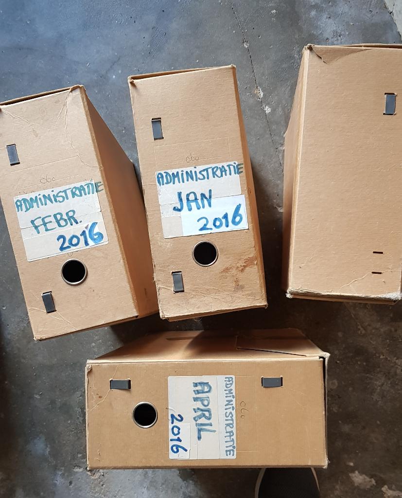 archiefdozen, Doe-het-zelf en Verbouw, Kratten en Dozen, Opvouwbaar, Minder dan 50 cm, Ophalen of Verzenden, Minder dan 40 cm