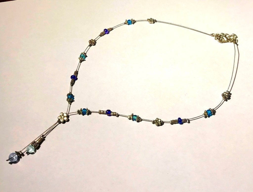 Prachtige Murano glaskralen ketting glas kraal, Verzenden, Zo goed als nieuw, Overige materialen