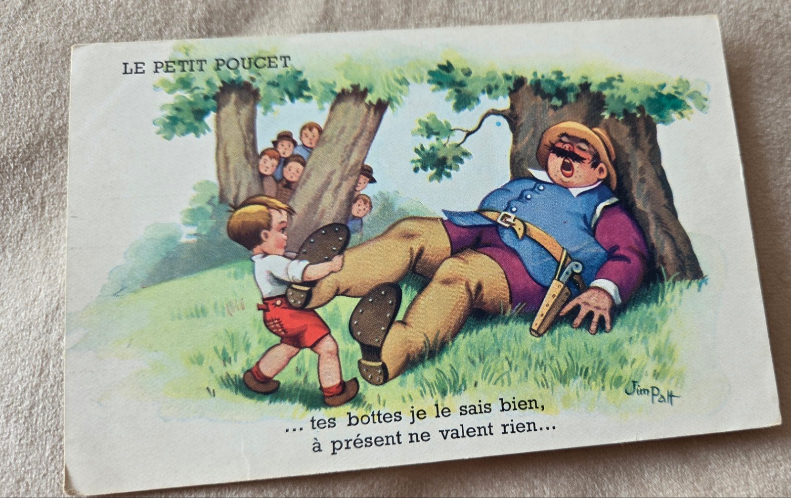 Le Petit Poucet - Sprookjesreeks, Ophalen of Verzenden, Voor 1920, Gelopen, Kinderen