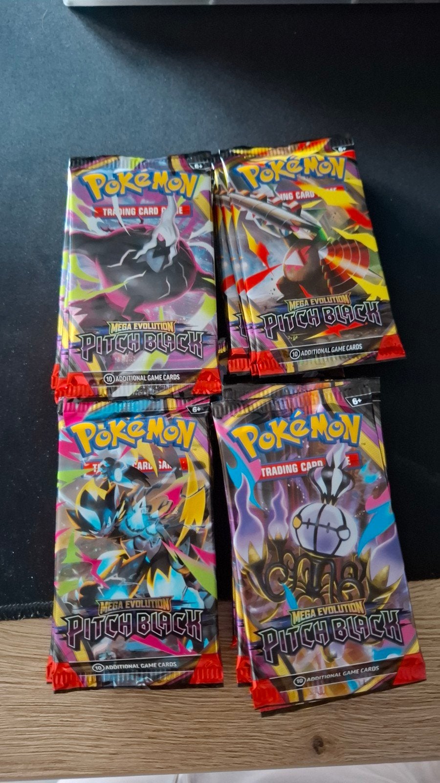 Pokémon Mega Evolution Pitch Black Booster Packs, Ophalen of Verzenden, Nieuw, Booster