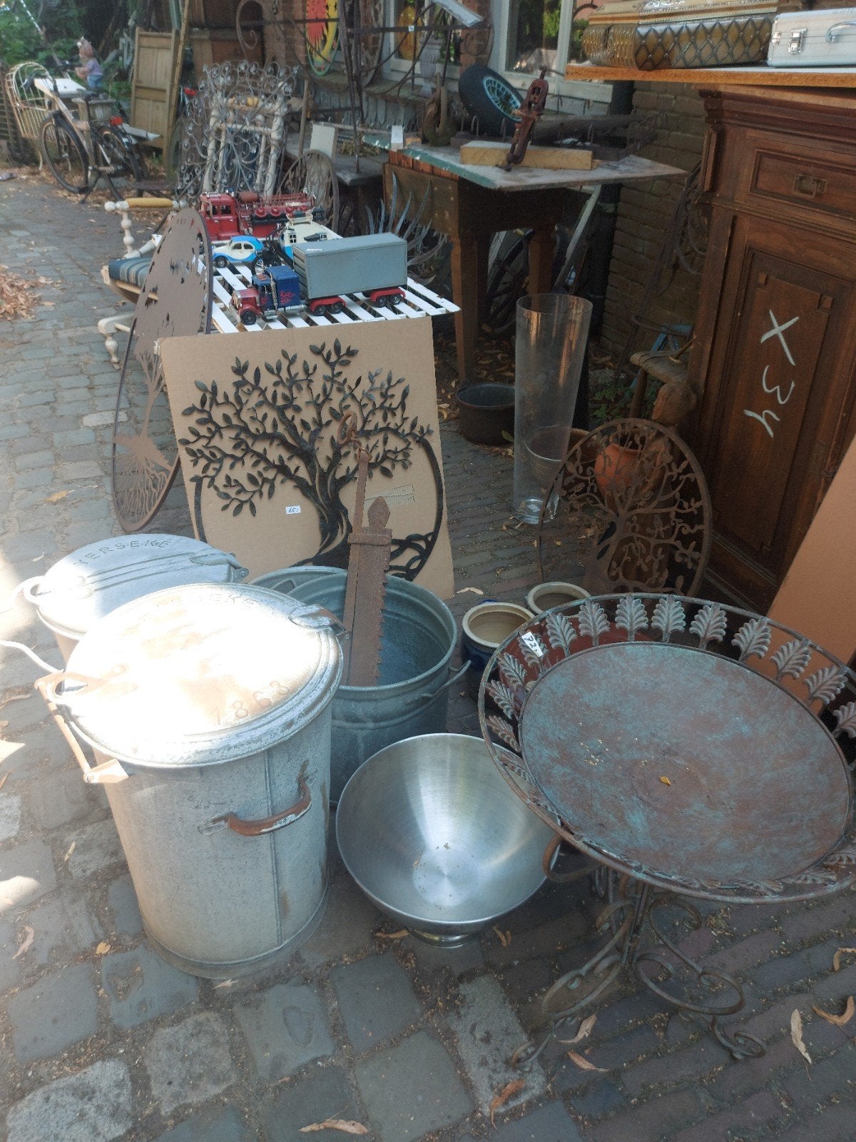 vlomarkt oude school Genderen antiek brocante vintage, Tuin en Terras, Ophalen of Verzenden, Gebruikt