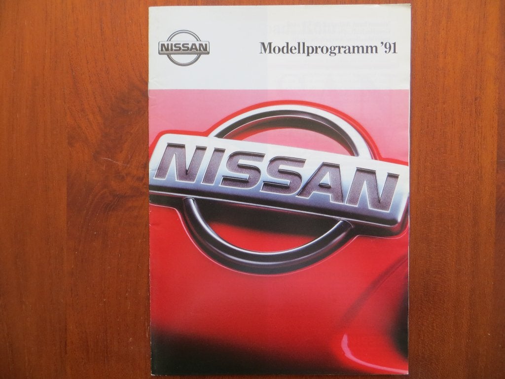 Nissan Modellprogramm ’91, Ophalen of Verzenden, Nieuw, Nissan